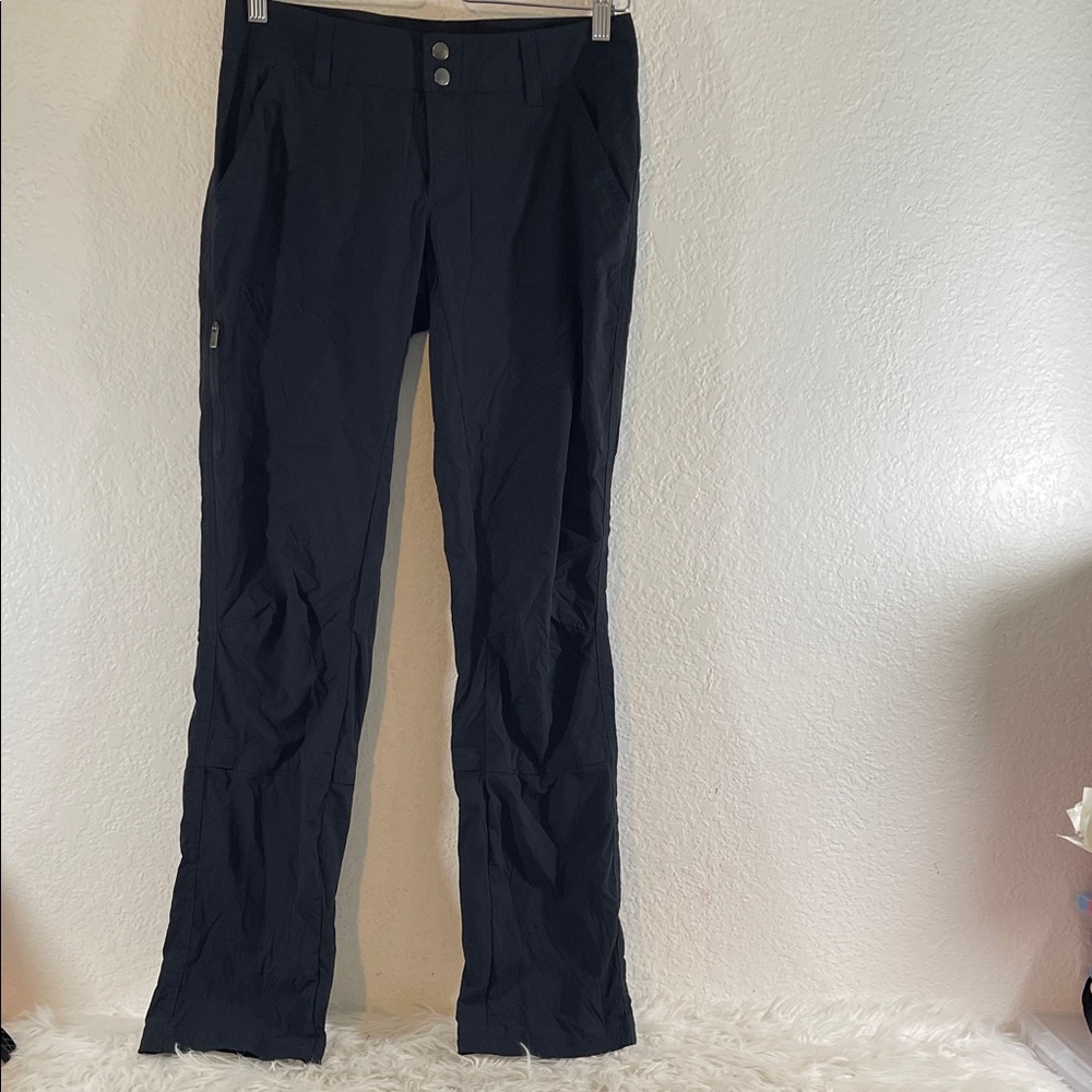 COLUMBIA Women's Saturday Trail Stretch Pant Black With Pockets Size 6 - Picture 3 of 11